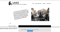Desktop Screenshot of lams.it
